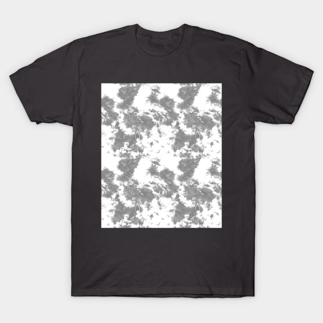 Soft Gray Tie-Dye T-Shirt by Carolina Díaz